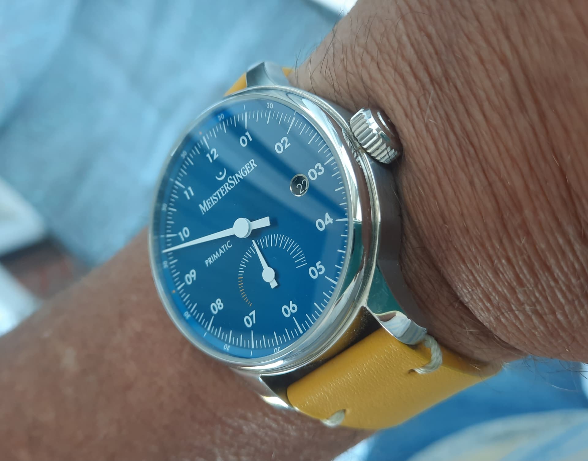 MeisterSinger wristshot 3