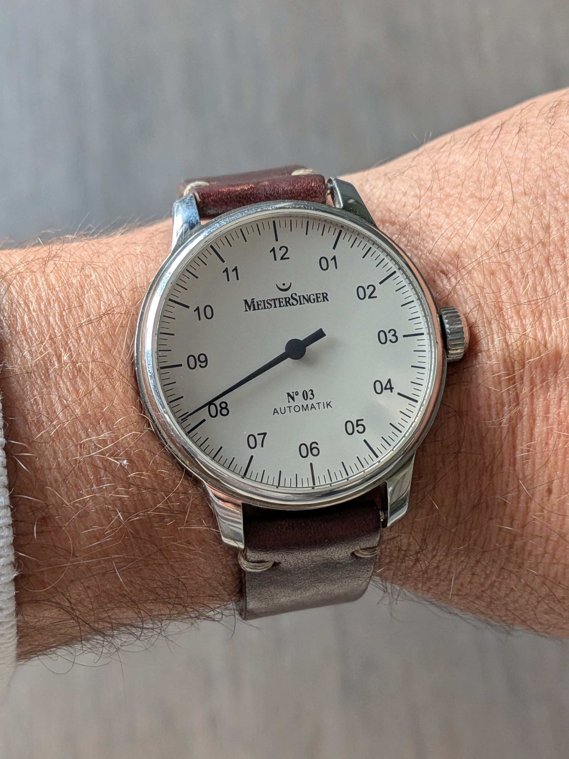 MeisterSinger wristshot 2