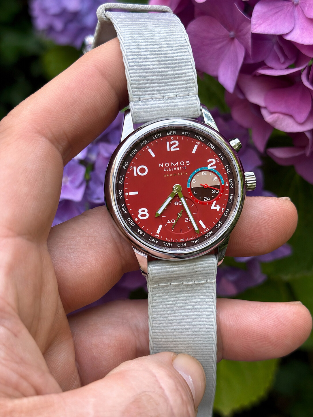 Nomos wristshot 29