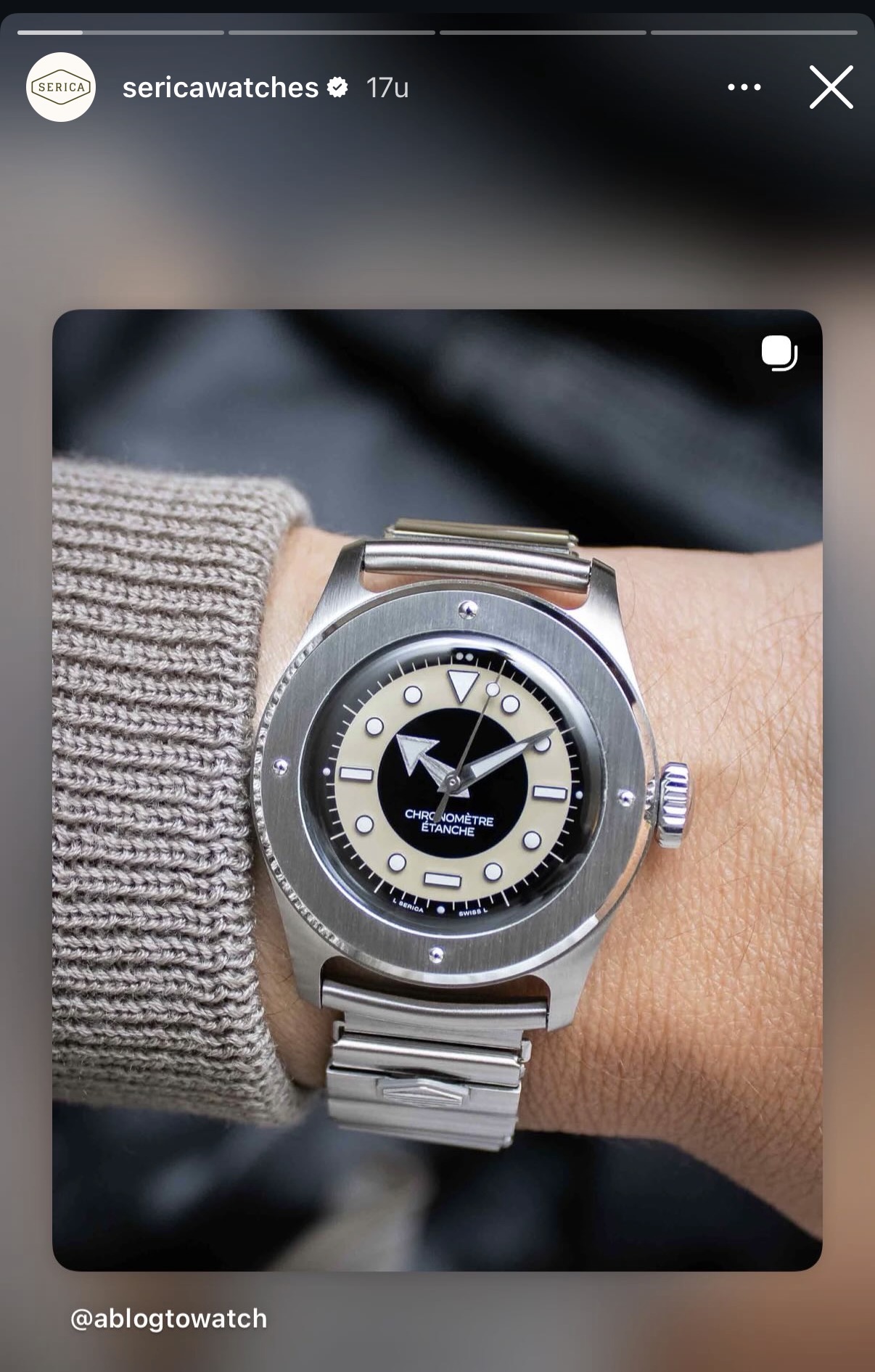 Serica wristshot 28