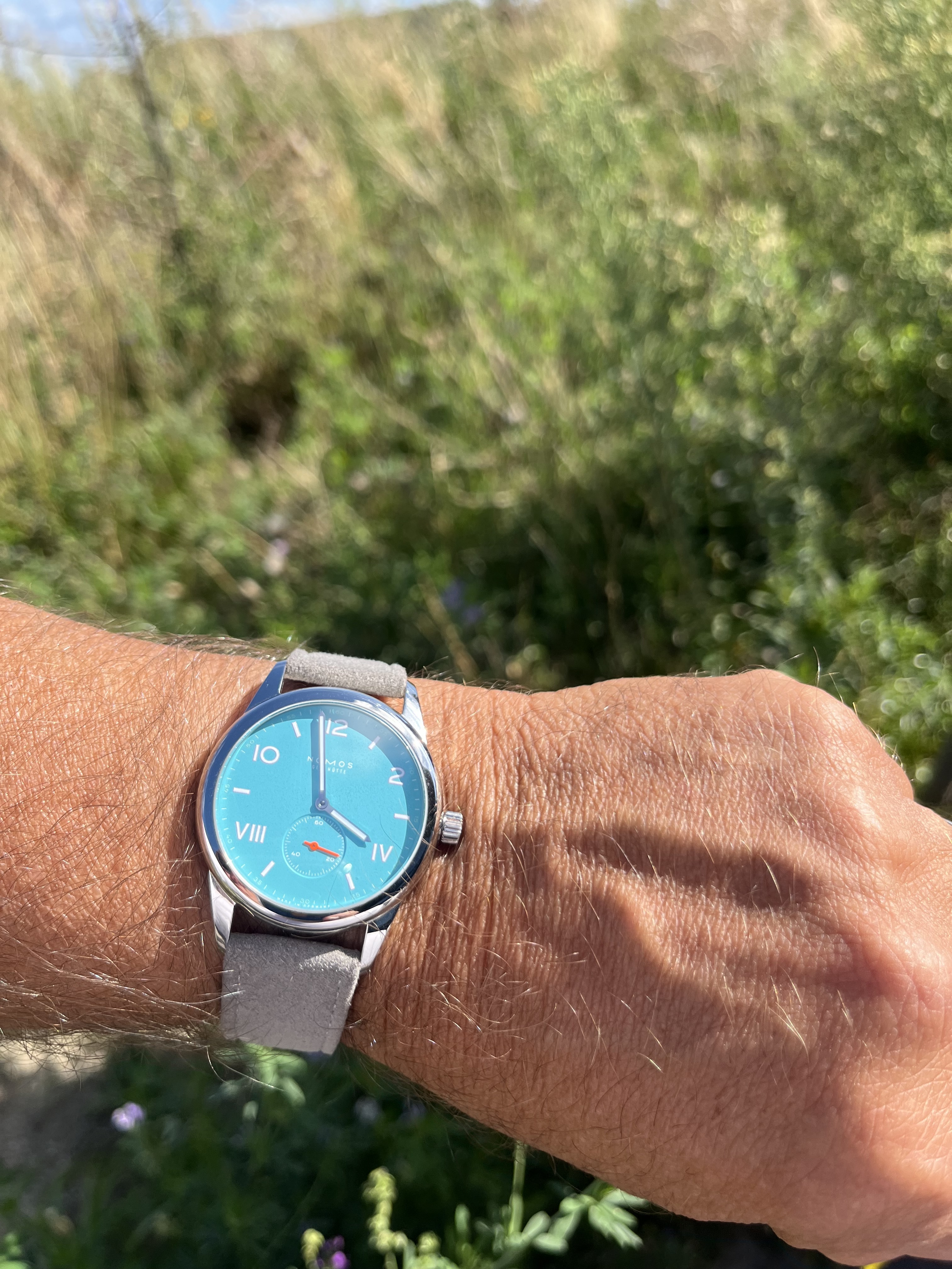 Nomos wristshot 14