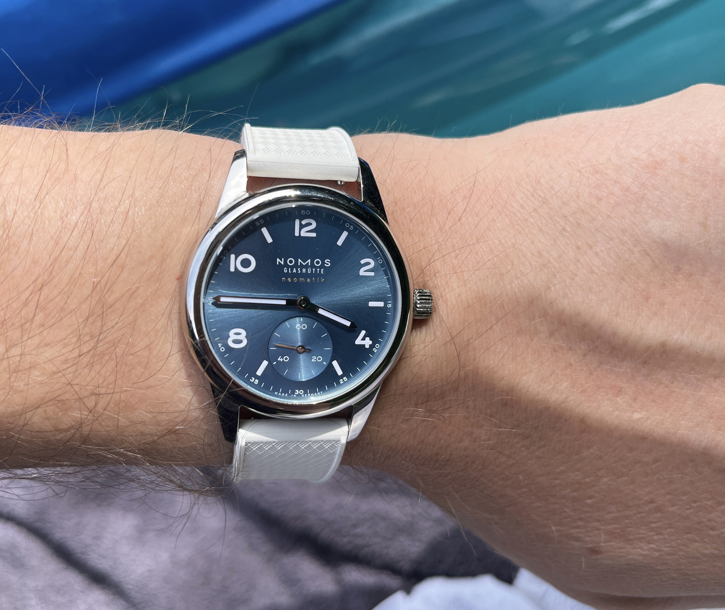 Nomos wristshot 5