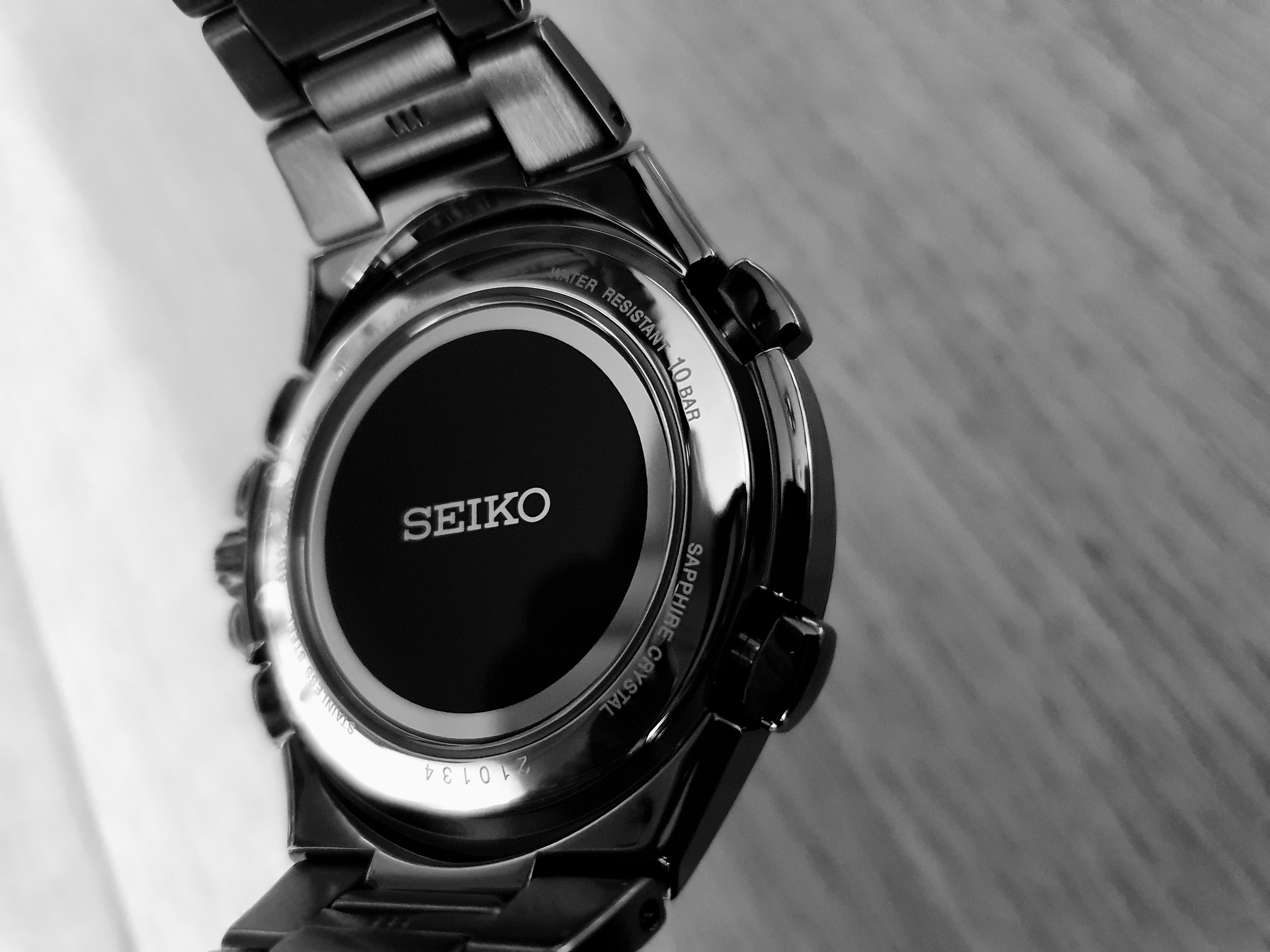 glazen casebacck saffierglas