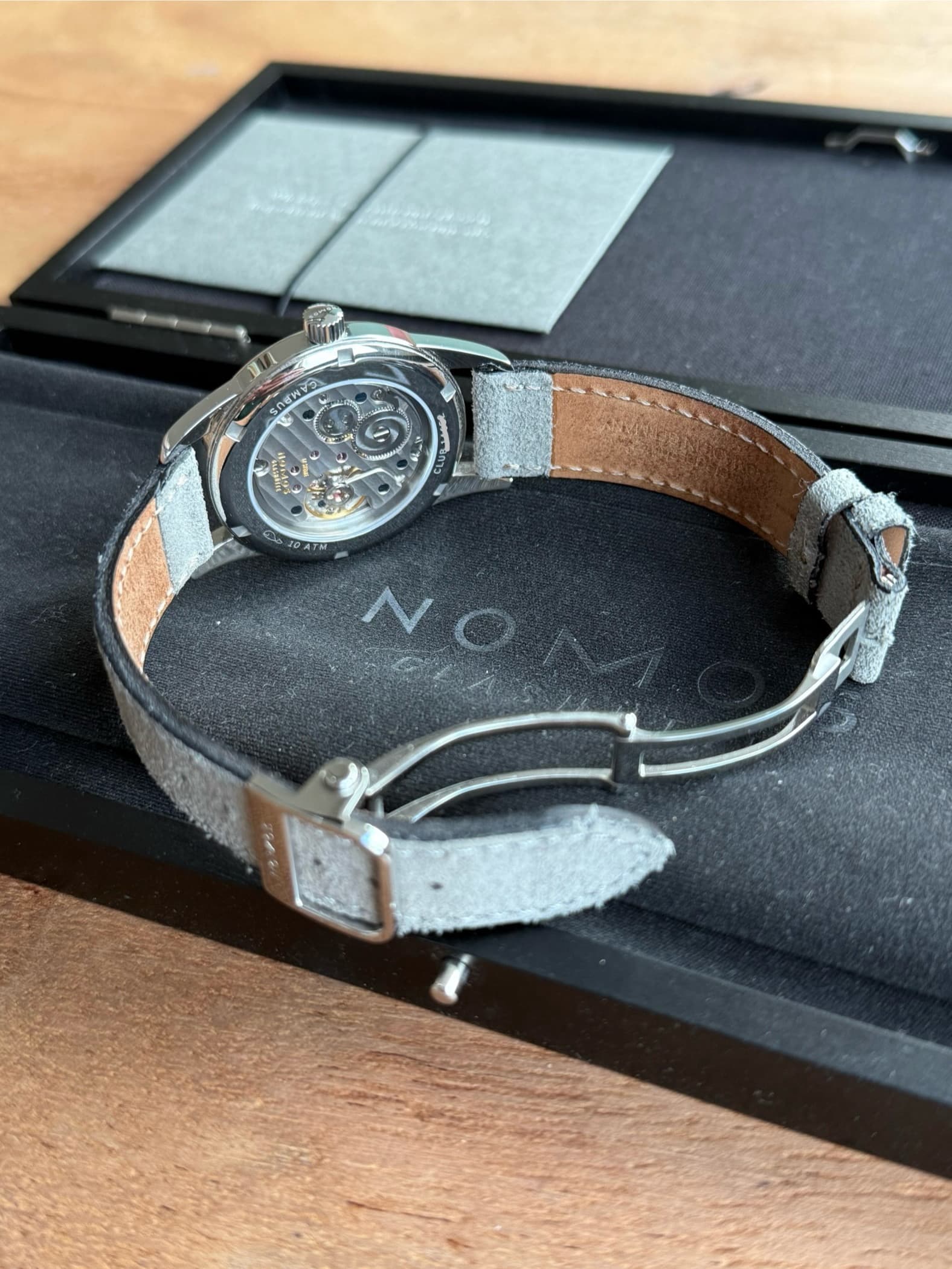 Nomos wristshot 3