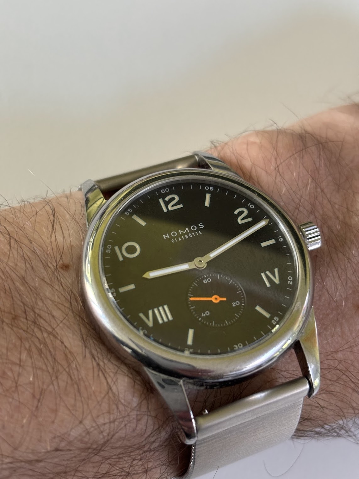 Nomos wristshot 13